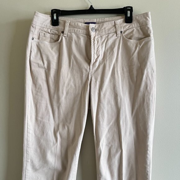 NYDJ BEIGE AMI‎ SKINNY ANKLE JEANS WOMENS SIZE 10 PANTS - Picture 2 of 7
